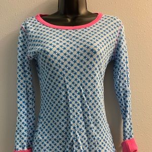 Victoria’s Secret baby blue with stars thermal size XS